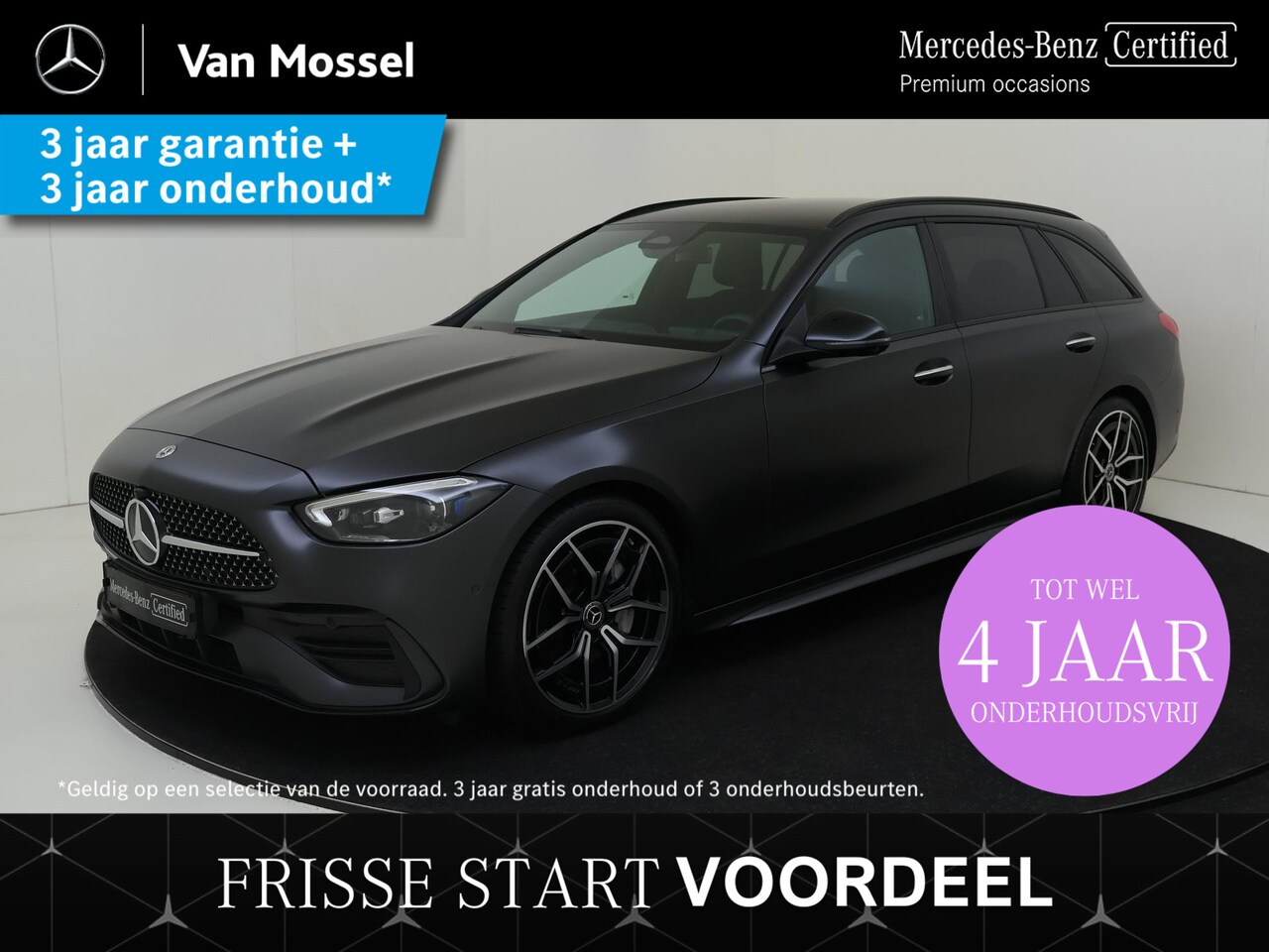 Mercedes-Benz C-klasse Estate - 180 AMG Line / Premium Pack/ 19 inch/ Digital Light/ Keyless GO - AutoWereld.nl