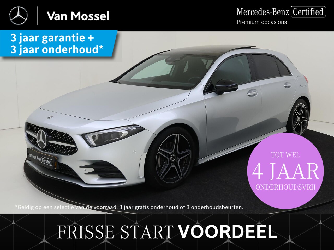 Mercedes-Benz A-klasse - 180 Business Solution AMG /Panoramadak / Night pakket/ 18 Inch /Memory stoelen - AutoWereld.nl