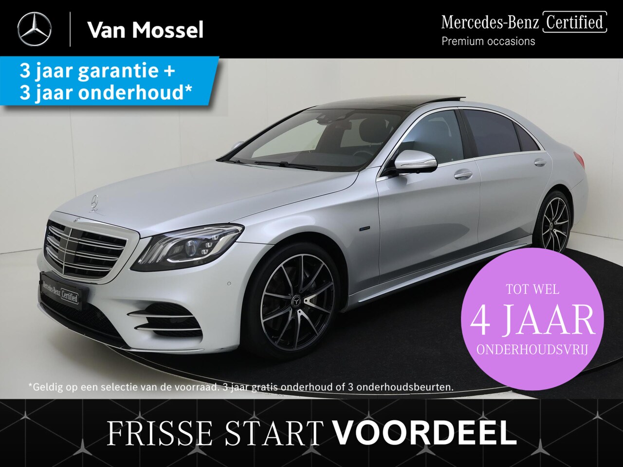 Mercedes-Benz S-klasse - 560 e Lang Premium Plus /AMG /Panoramadak /Burmester /Rijassistentiepakket /HUD /360 Camer - AutoWereld.nl