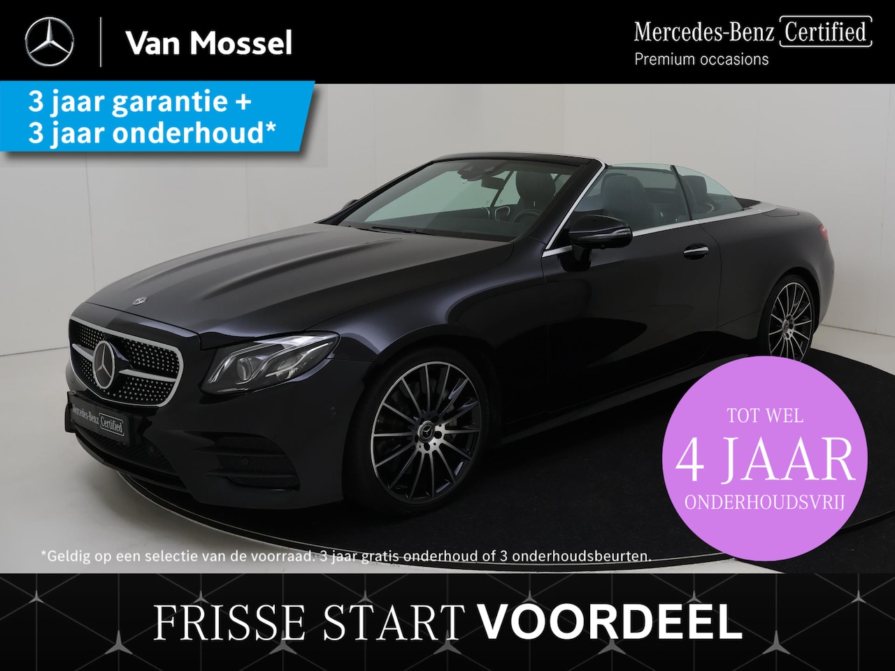 Mercedes-Benz E-klasse Cabrio - 350 Premium Plus /AMG /Leder /Burmester /360 Camera / Distronic - AutoWereld.nl