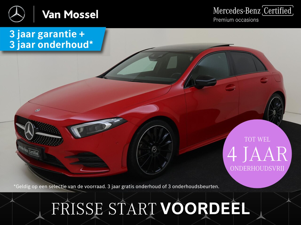 Mercedes-Benz A-klasse - 220 Premium Plus /Panoramadak /Night pakket /Distronic /19 Inch - AutoWereld.nl