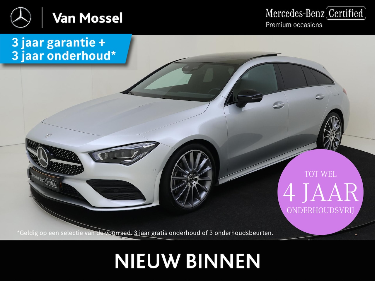 Mercedes-Benz CLA-klasse Shooting Brake - 200 Business Solution AMG / Plus pakket / Panorama schuifkanteldak / Memory Seats / Parkee - AutoWereld.nl