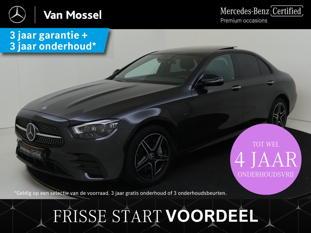 Mercedes-Benz E-klasse - 300 e Business Solution AMG /Panoramadak /Burmester /Memory stoelen /Leder - AutoWereld.nl