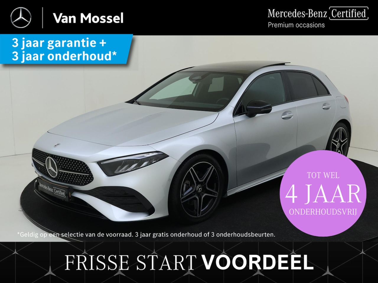 Mercedes-Benz A-klasse - 180 AMG Line / Panoramadak/  Night/ Sfeerverlichting/ Facelift - AutoWereld.nl