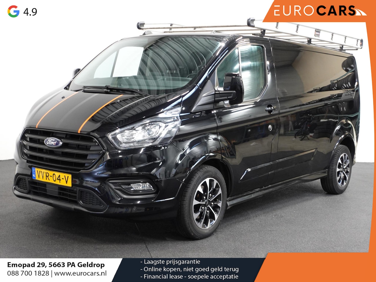 Ford Transit Custom - 320 2.0 TDCI L2H1 Sport Raptor Airco| ACC| Bluetooth| Navi| Trekhaak| - AutoWereld.nl