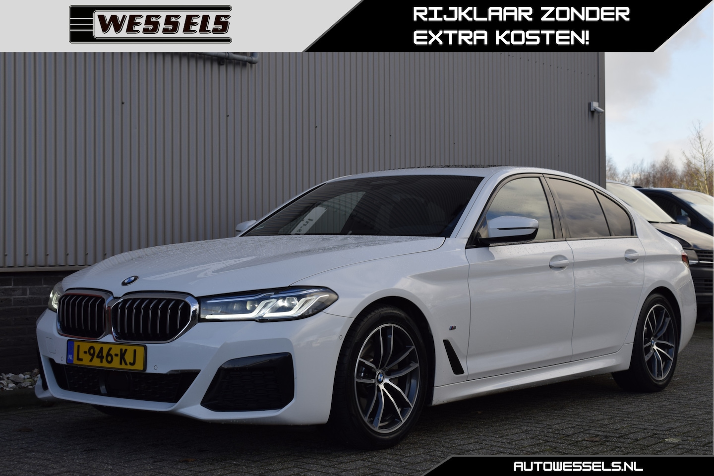 BMW 5-serie - 520i High Executive Schuifdak, Memory, Adaptive cruise, Laser LED, Camera - AutoWereld.nl