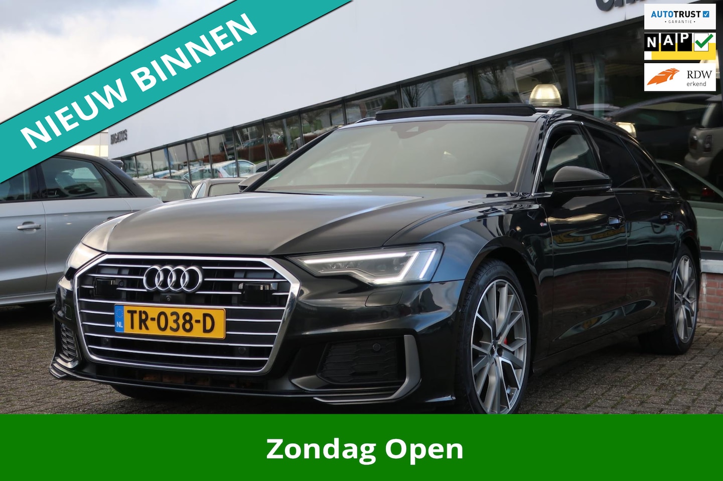 Audi A6 Avant - 40 TDI Sport Pro Line 3X S-Line 2e EIG_ADAP-CRUIS_PANO_SOFTCLOSE_20-INCH. - AutoWereld.nl