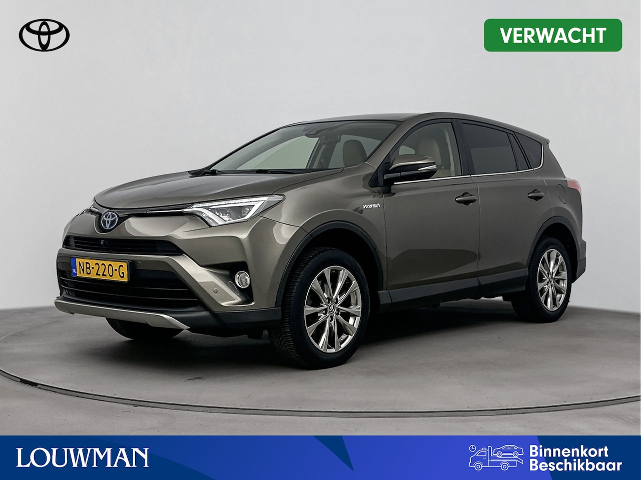 Toyota RAV4 - 2.5 Hybrid AWD Executive | Dodehoek Ass. | Navigatie | Leder  | LM velgen | - AutoWereld.nl