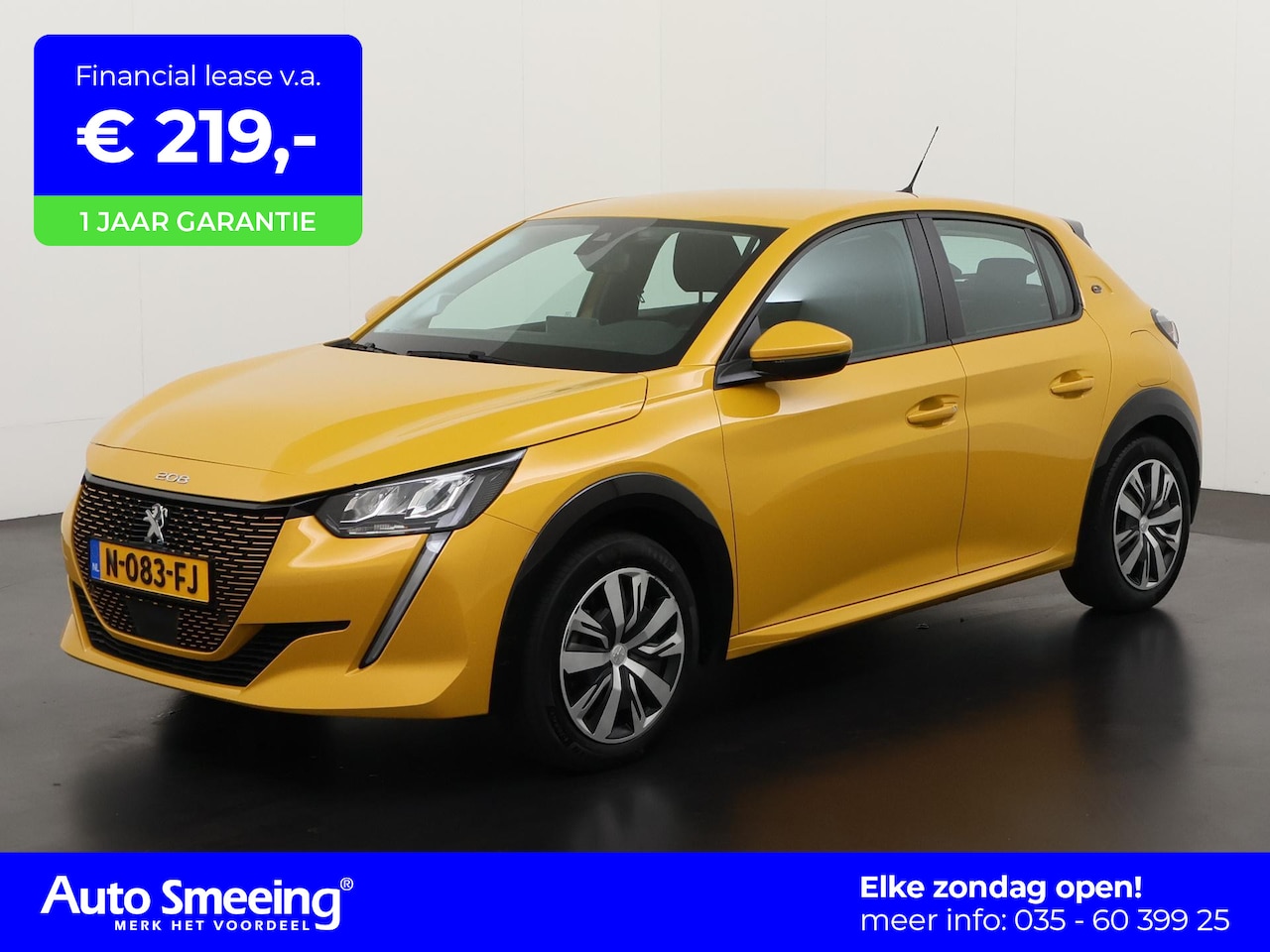 Peugeot e-208 - EV Active 50 kWh 3-fase | Apple/Android Carplay | Camera | Zondag Open! - AutoWereld.nl