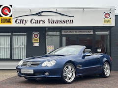 Mercedes-Benz SL-klasse Cabrio - 500 V8 youngtimer 306 pk in nieuwstaat navigatie panoramadak xenon climate ctr lmv 19 inch