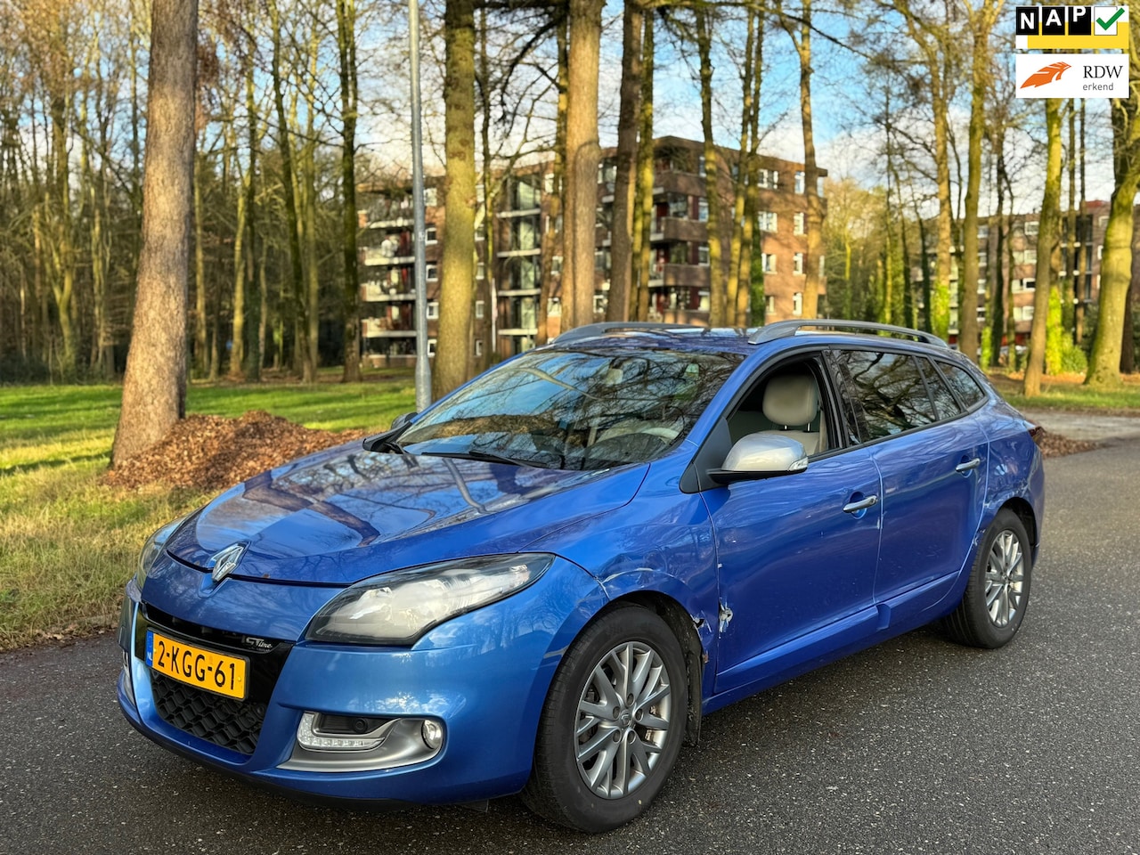 Renault Mégane Estate - 1.5 dCi GT-Line Blauw 2013 Clima - AutoWereld.nl