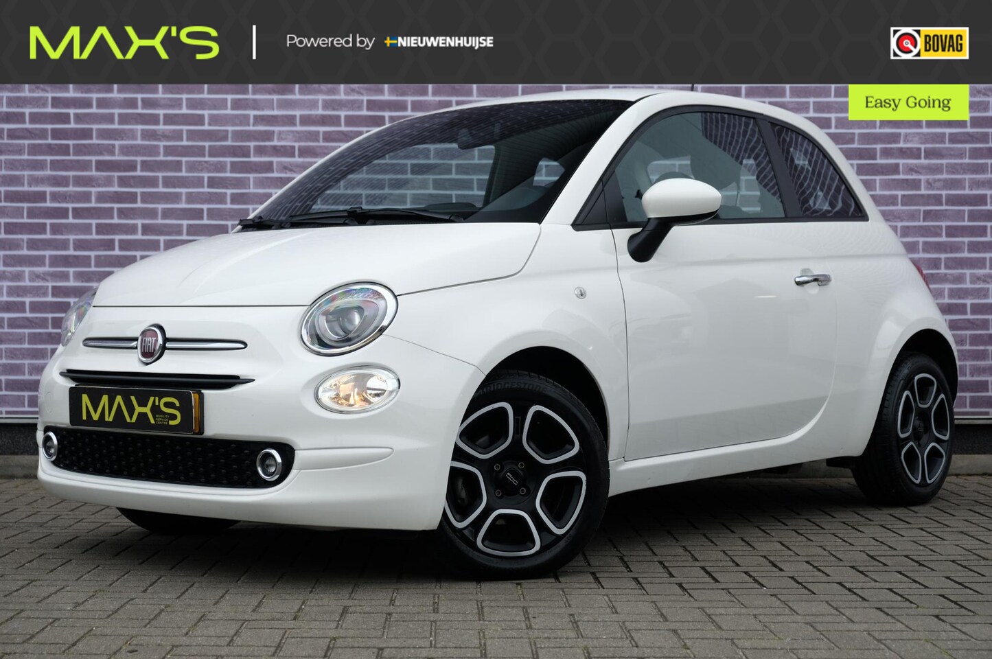 Fiat 500 - 1.0 Hybrid Club | Cruise | Climate Control | Parkeersensoren | Apple CarPlay & Android Aut - AutoWereld.nl