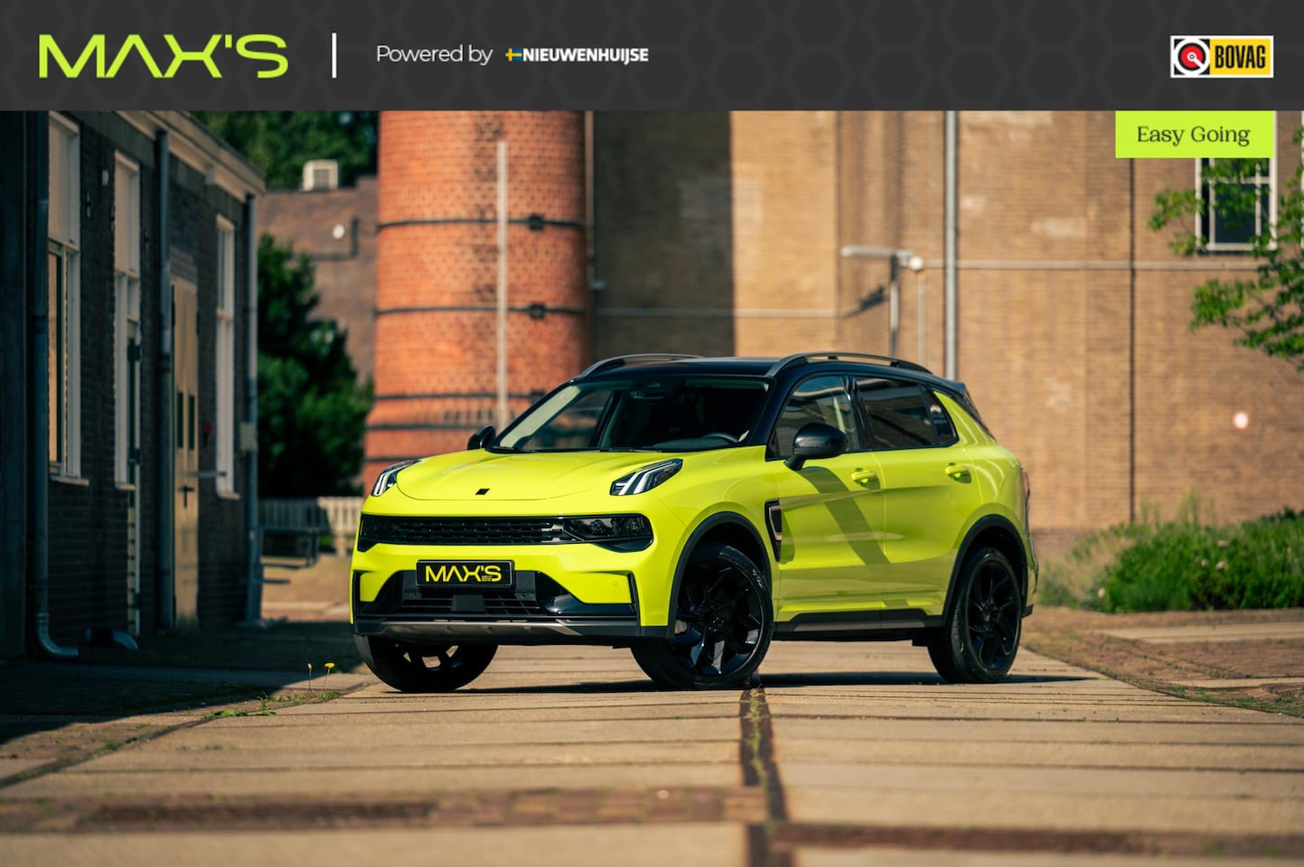 Lynk & Co 01 - Plug-in Hybrid | Fin. v.a. 497,- p/mnd | Lime Green | Panoramadak | Premium Audio | Park A - AutoWereld.nl