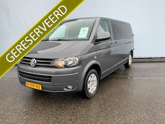 Volkswagen Transporter - 2.0 TDI 140 pk L2H1 DC Comfortline Automaat Dub Cab & Dub Schuifdeur Airco Cruise Navi Alu