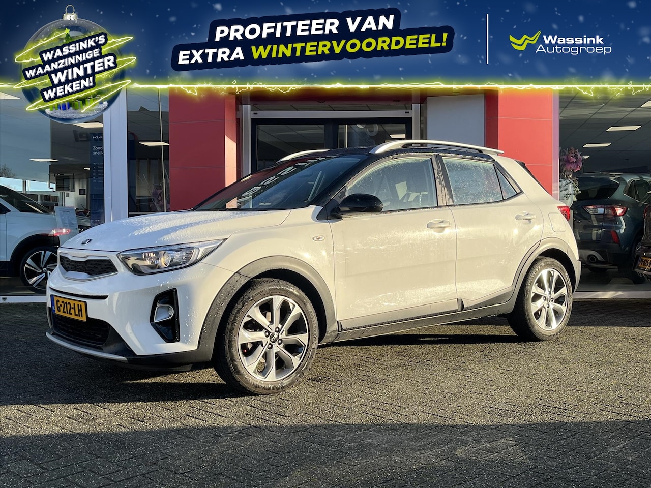 Kia Stonic - 1.0 T-GDi 100pk DynamicLine | Airconditioning | Navigatie | Carplay | Parkeer camera | - AutoWereld.nl