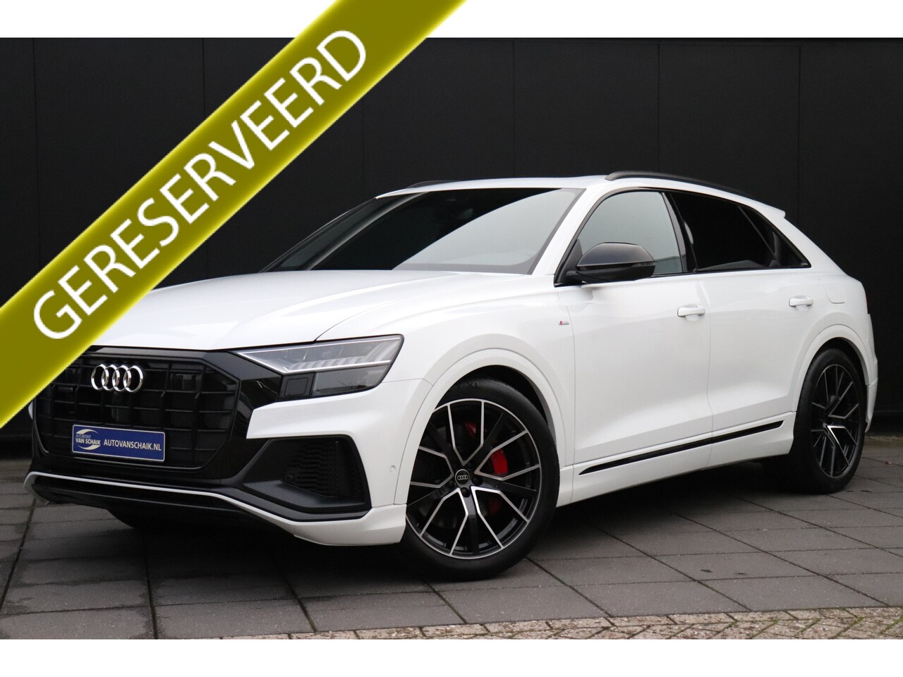 Audi Q8 - 60 TFSI e quattro Pro Line S Competition 462 PK | 360° CAMERA | LEDER | PANODAK | ADAPTIVE - AutoWereld.nl