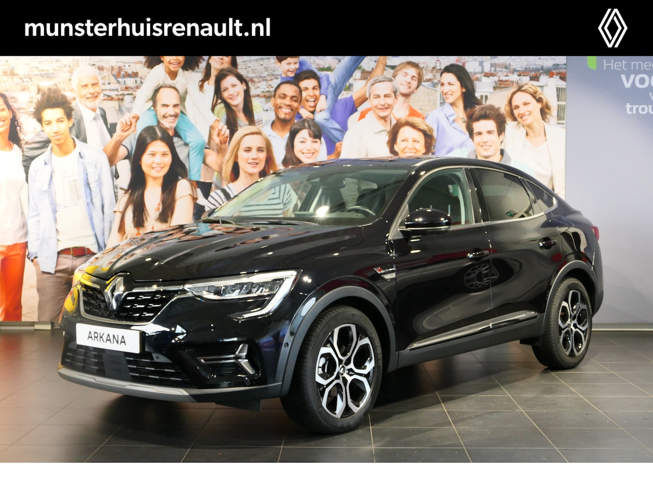 Renault Arkana - 1.6 E-Tech Hybrid 145 Intens Camera, Adaptive Cruise, Sensoren V+A - AutoWereld.nl