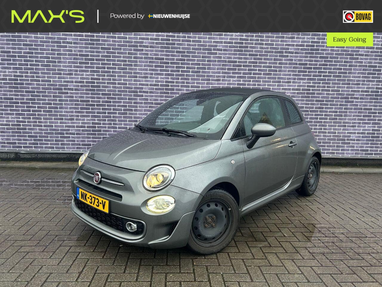 Fiat 500 C - 0.9 TwinAir Turbo Sport | Cruise Control | Leder | Airco | Parkeersensoren | Lichtmetalen - AutoWereld.nl