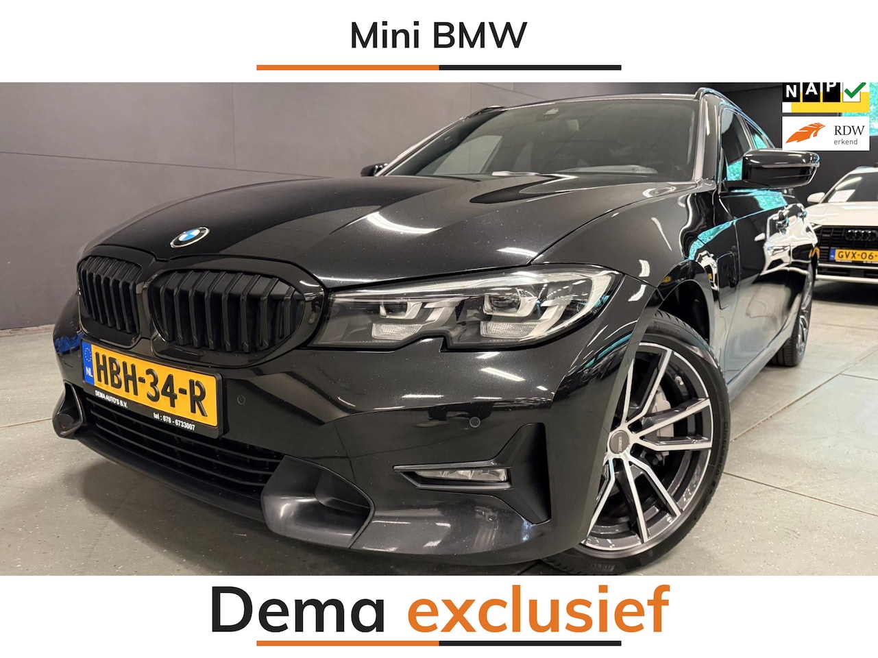 BMW 3-serie Touring - 330e SPORT-EDITION BLACK-LINE V-COCKPIT/DAB/NAVI/LED/CARPLAY// - AutoWereld.nl