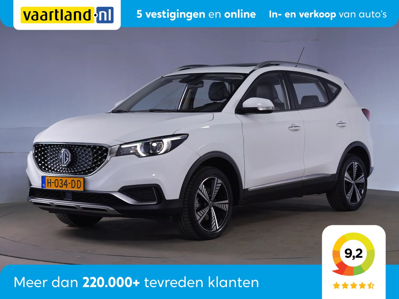 MG ZS - EV 45 kWh Luxury [ Panorama Leder Navi ] - AutoWereld.nl