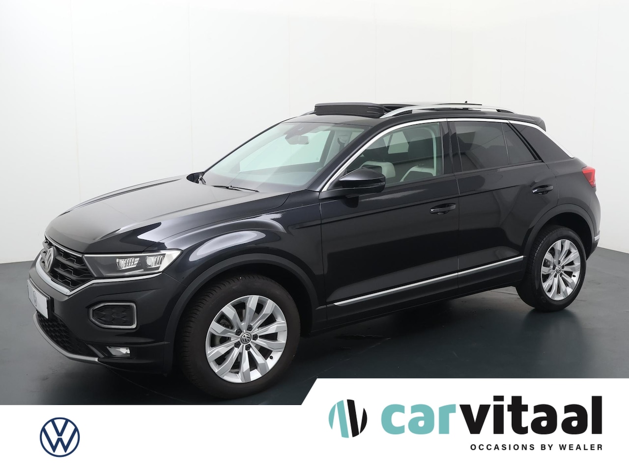 Volkswagen T-Roc - 1.5 TSI Sport | 150 PK | Trekhaak | Parkeer Sensoren | Navigatie | Adaptive Cruise Control - AutoWereld.nl