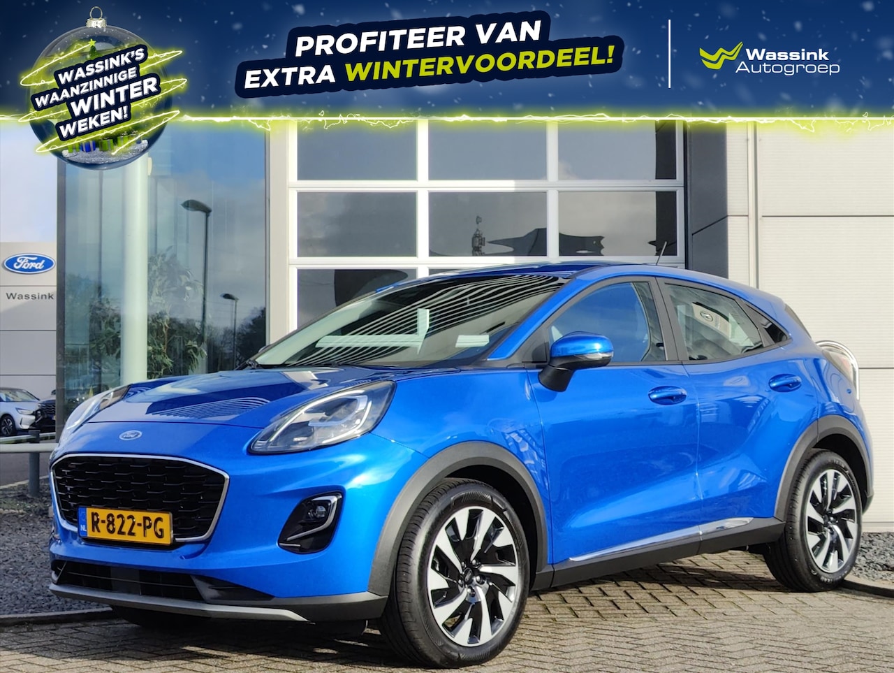 Ford Puma - 1.0i Ecoboost Hybrid 125pk Titanium | Navigatie | Airco | Parkeersensoren Achter | Cruise - AutoWereld.nl