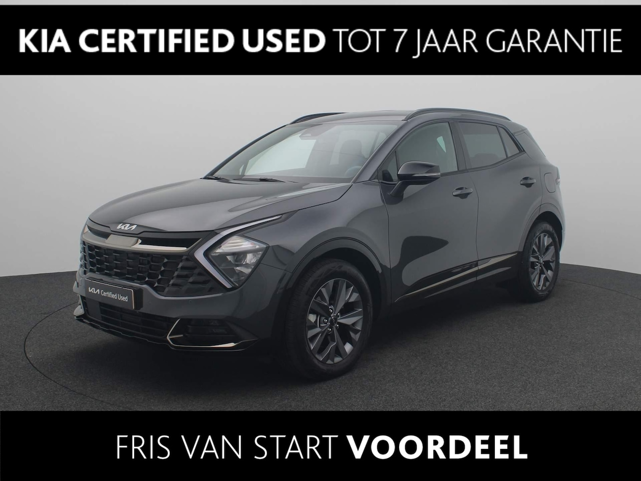 Kia Sportage - 1.6 T-GDi HEV Dark Edition Stoelverwarming | Navi | Camera | Clima | GT-Line accenten | LM - AutoWereld.nl