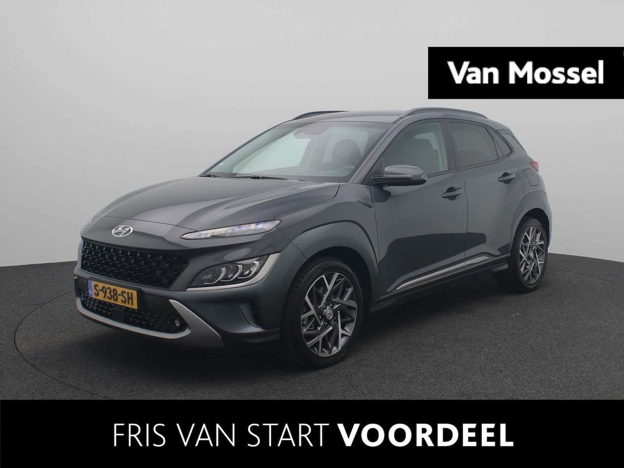 Hyundai Kona - 1.6 GDI HEV Premium | Adaptive Cruise | Elektr. Stoelen | Keyless entry | Head-Up Display - AutoWereld.nl