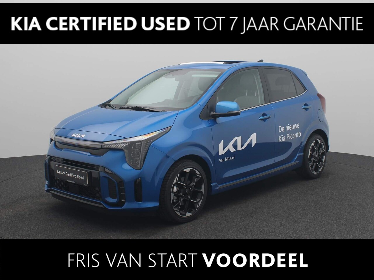 Kia Picanto - 1.0 DPI GT-Line Leder | Open dak | Keyless | Stoelverwarming | Camera | Navi | Clima | Cru - AutoWereld.nl