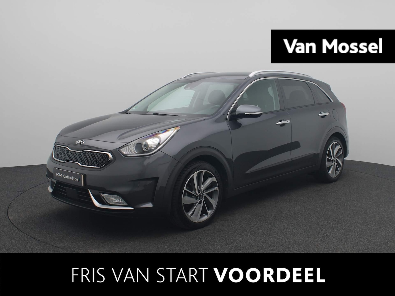 Kia Niro - 1.6 GDi Hybrid ExecutiveLine | 18" lichtmetalen velgen | Trekhaak | Leder | Stoel/stuurver - AutoWereld.nl