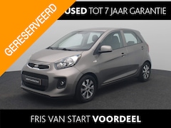 Kia Picanto - 1.0 CVVT EconomyPlusLine Navigator | Eerste Eigenaar | Navigatie | Climate Control | LM Ve