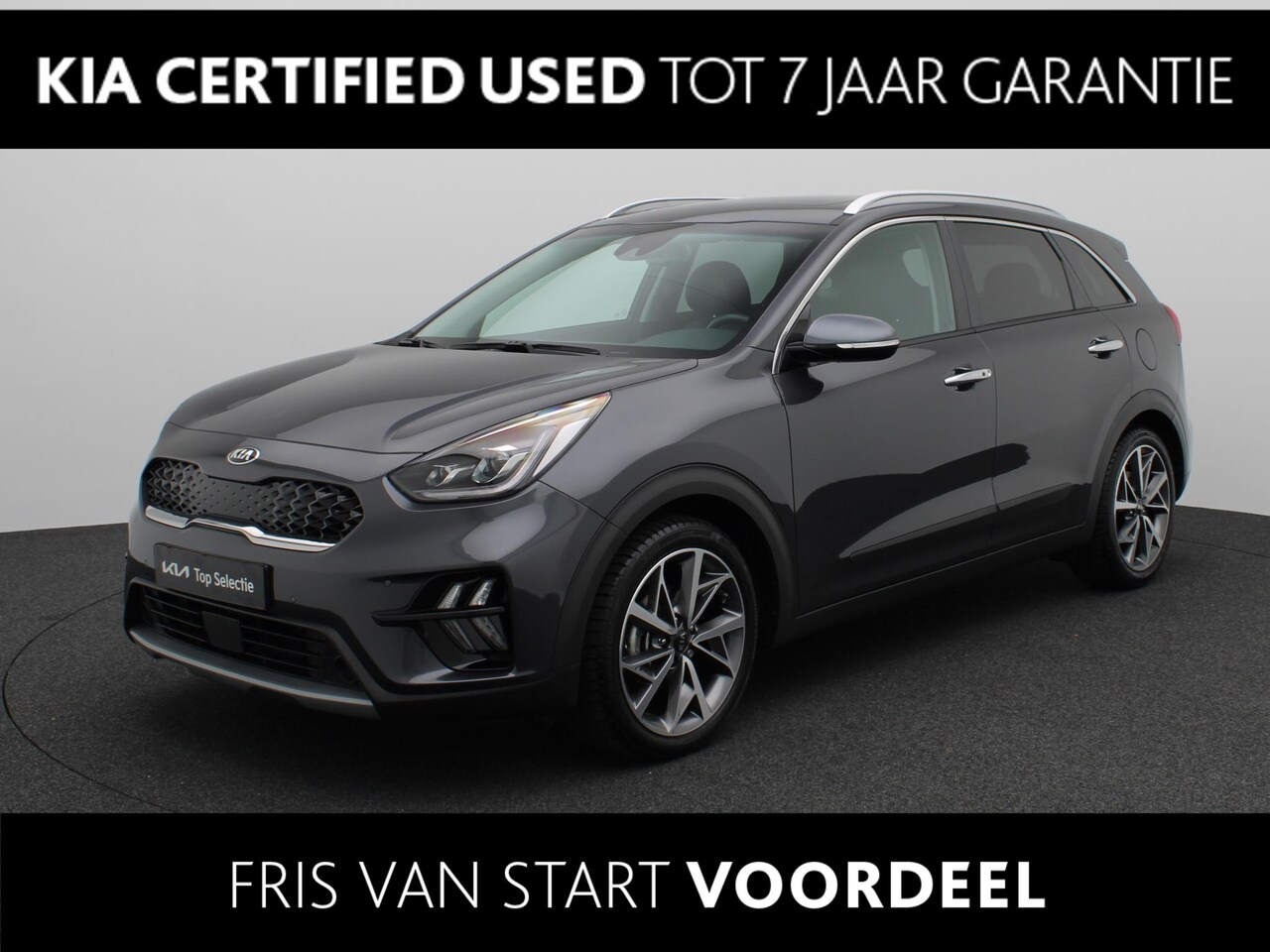 Kia Niro - 1.6 GDi Hybrid ExecutiveLine Trekhaak | Leder | Stoelverwarming | Navi | Camera | Cruise | - AutoWereld.nl