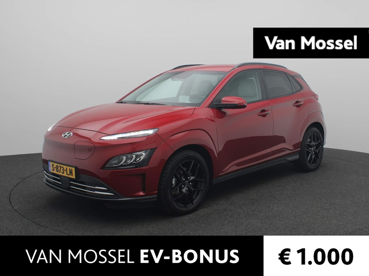 Hyundai Kona Electric - EV Premium 64 kWh | 18 inch LMV | Lederen Bekleding | Stoelvermarming | Adaptieve Cruise C - AutoWereld.nl