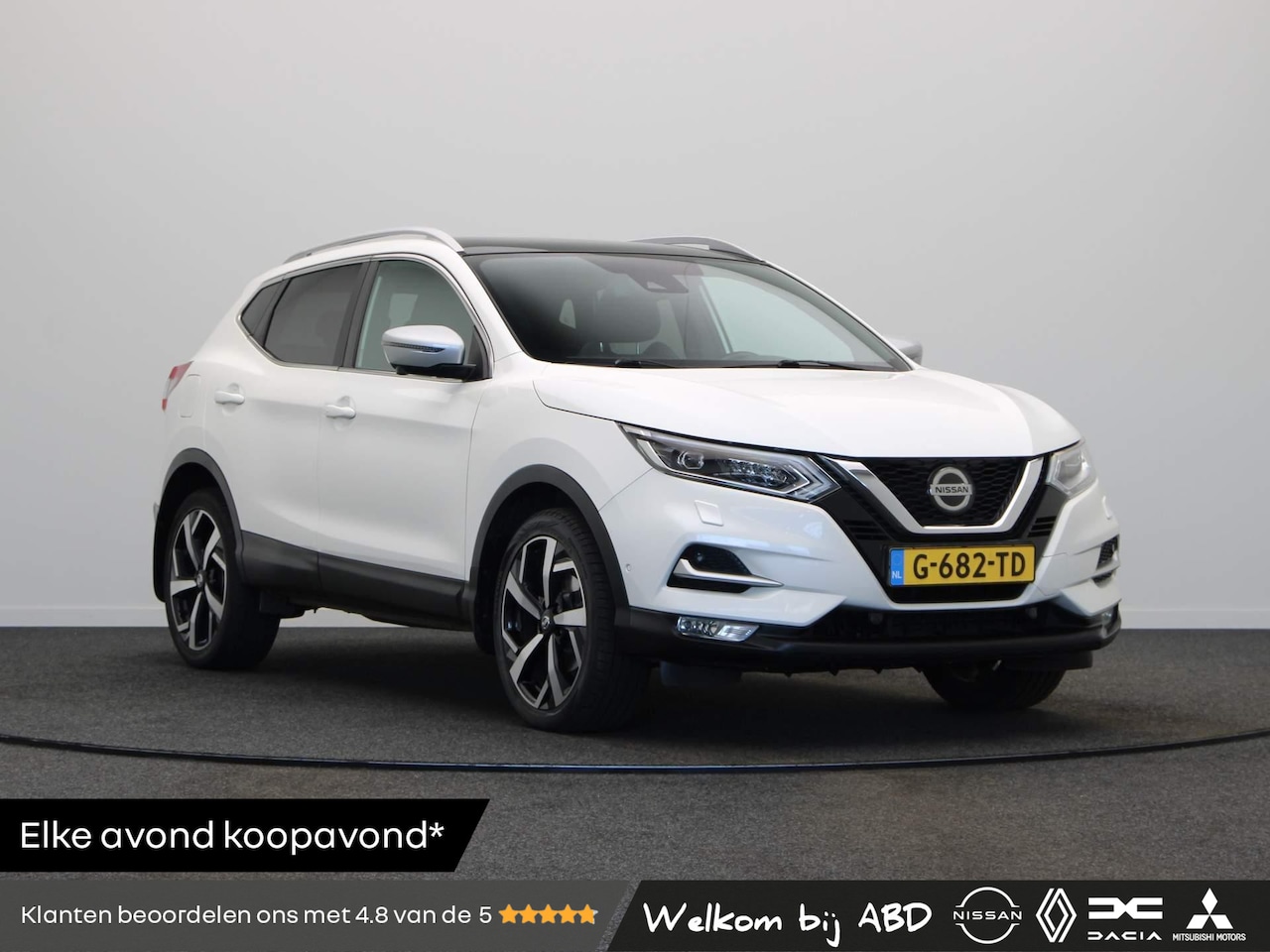 Nissan Qashqai - 140pk DIG-T Tekna + | Bose | Stoelverwarming | Voorruitverwarming | Volledig lederen bekle - AutoWereld.nl