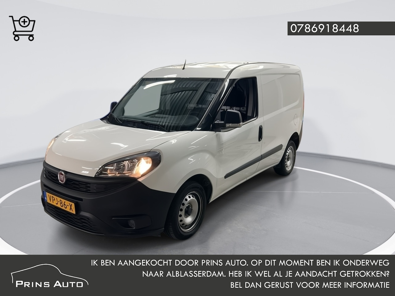 Fiat Doblò Cargo - 1.6 MJ L1H1 |CRUISE|AIRCO|RADIO|TREKHAAK|BETIMMERING| - AutoWereld.nl