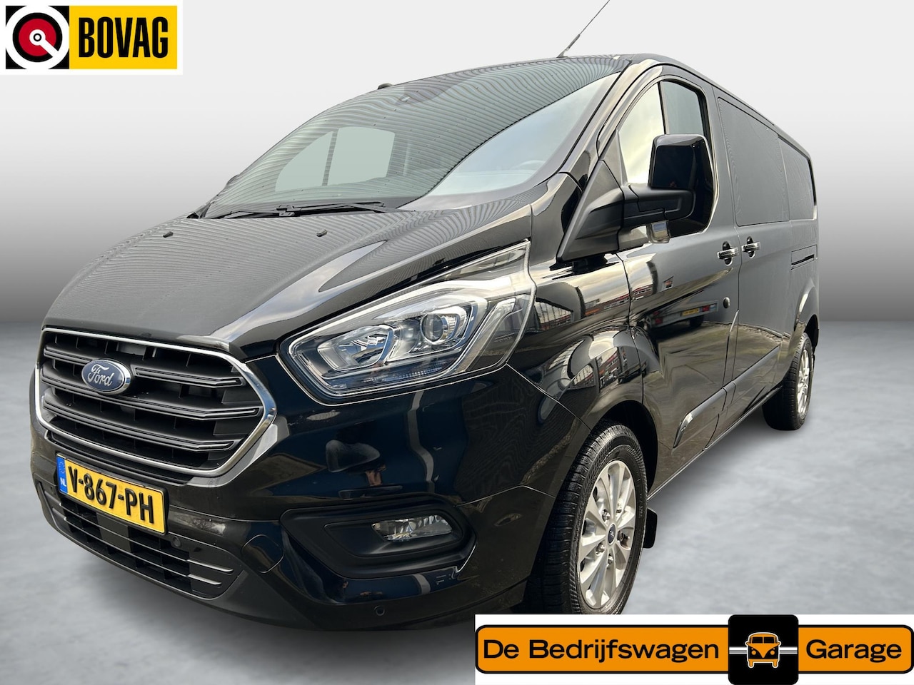 Ford Transit Custom - L2H1 Limited DC 170PK Euro 6 Aut. Dubbele Cabine | stoel/stuur verwarming | dakdragers | t - AutoWereld.nl