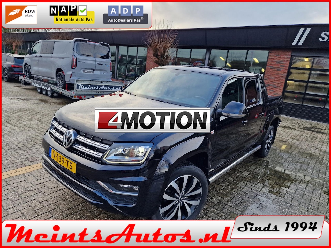 Volkswagen Amarok - 3.0 TDI 4Motion V6 224Pk DC Dubbele Cabine XL Euro6 AVENTURA Grijs Kenteken SPER !!! - AutoWereld.nl