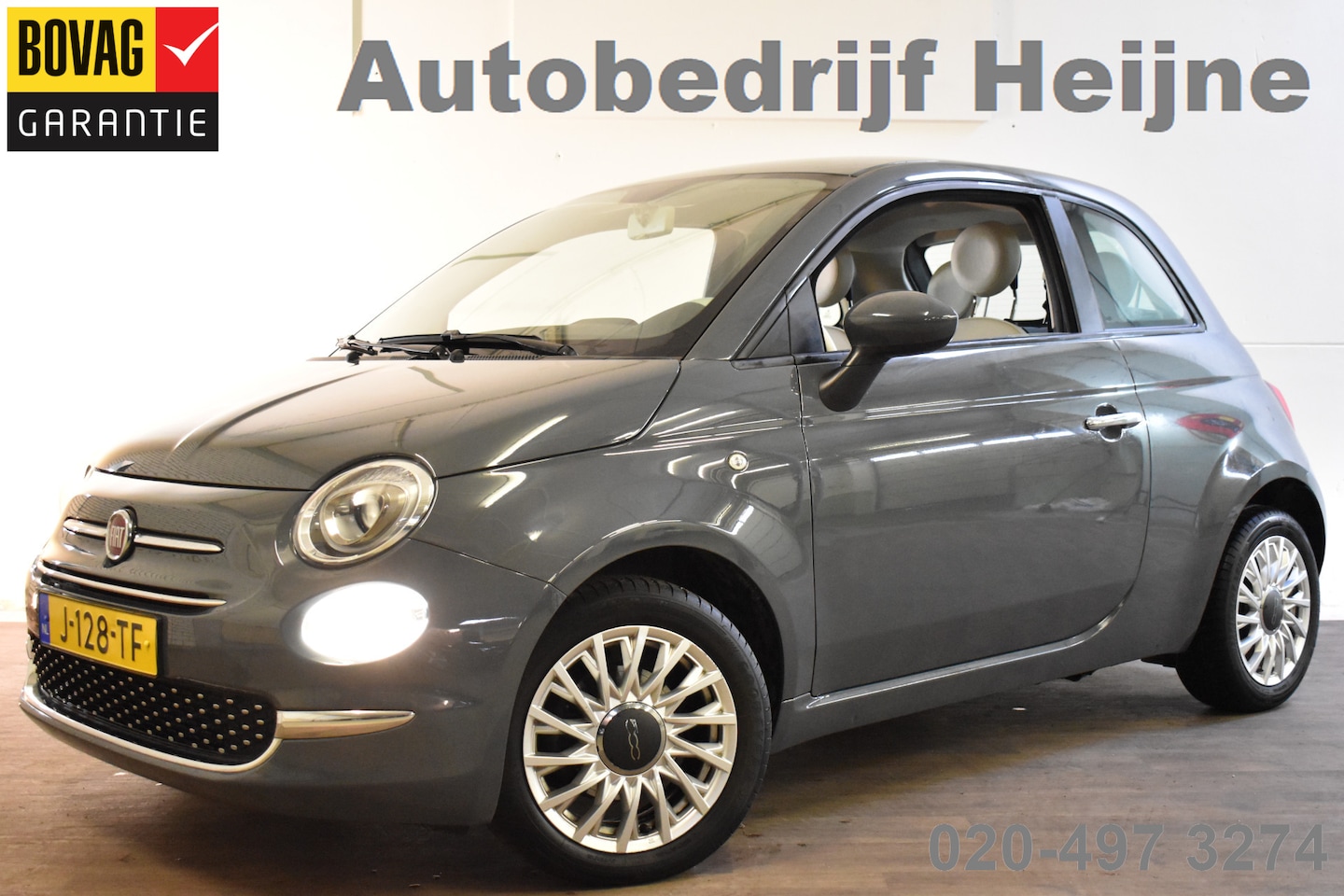 Fiat 500 - 1.0 HYBRID LOUNGE LEDER/LMV/AIRCO - AutoWereld.nl