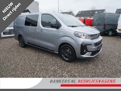 Citroën Jumpy - 2.0HDI 180PK, L3, Automaat, Dubbel Cabine, Airco, 2 x Schuifdeur, Nieuw direct uit voorraa