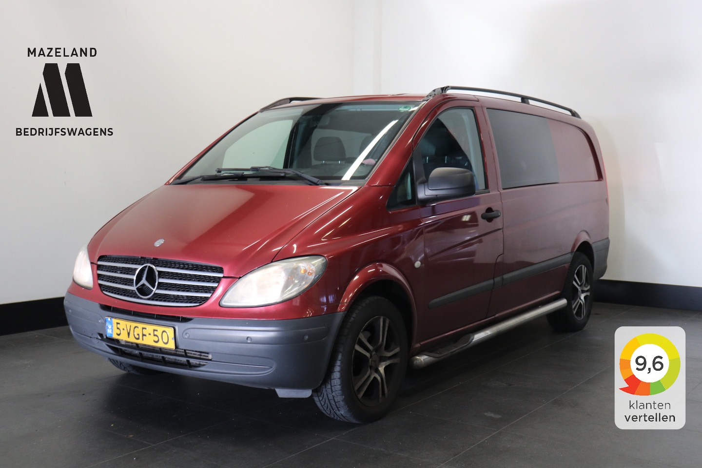 Mercedes-Benz Vito - 111 CDI Lang Automaat Dubbele Cabine - Airco - Navi - Cruise - Trekhaak - € 4.950,-  Marge - AutoWereld.nl