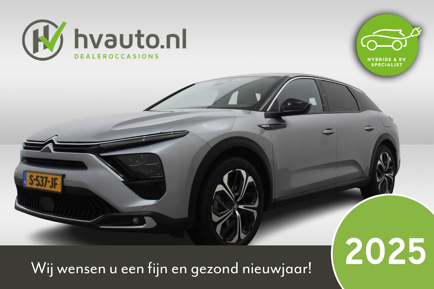 Citroën C5 X - 1.6 PLUG-IN HYBRID BUSINESS PLUS EAT8 | Leer | Trekhaak | HUD - AutoWereld.nl