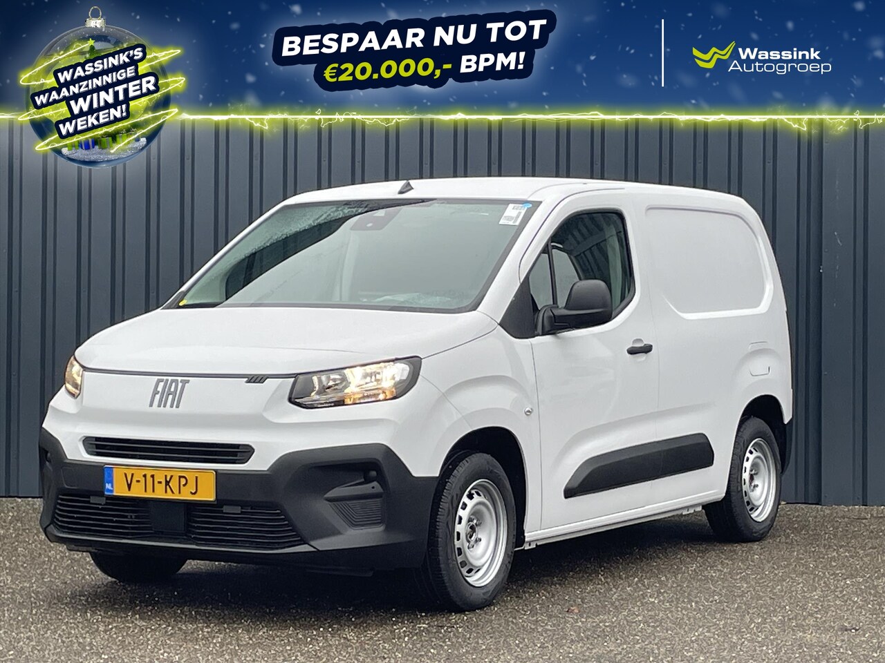 Fiat Doblò Cargo - New GB 1.5 BlueHDi 100pk L1 10'' SD Radio DAB+ Houten vloer laadruimte met antislip afwerk - AutoWereld.nl