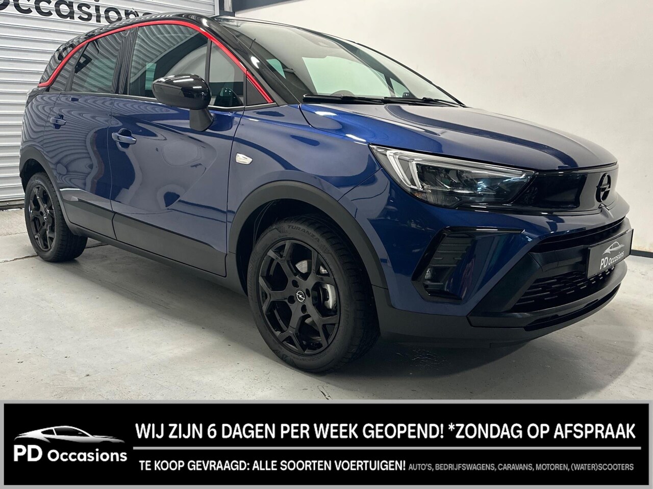 Opel Crossland - 1.2 Turbo 110PK GS Line 2JR Garantie Navigatie Android/Apple CarPlay - AutoWereld.nl