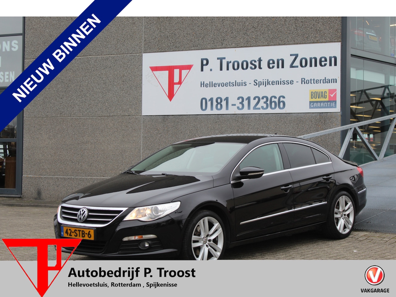 Volkswagen Passat CC - 1.8 TSI 5p. Origineel NL/Navigatie/Bluetooth/Parkeer Sensoren Voor+Achter/Climate cotrol/T - AutoWereld.nl