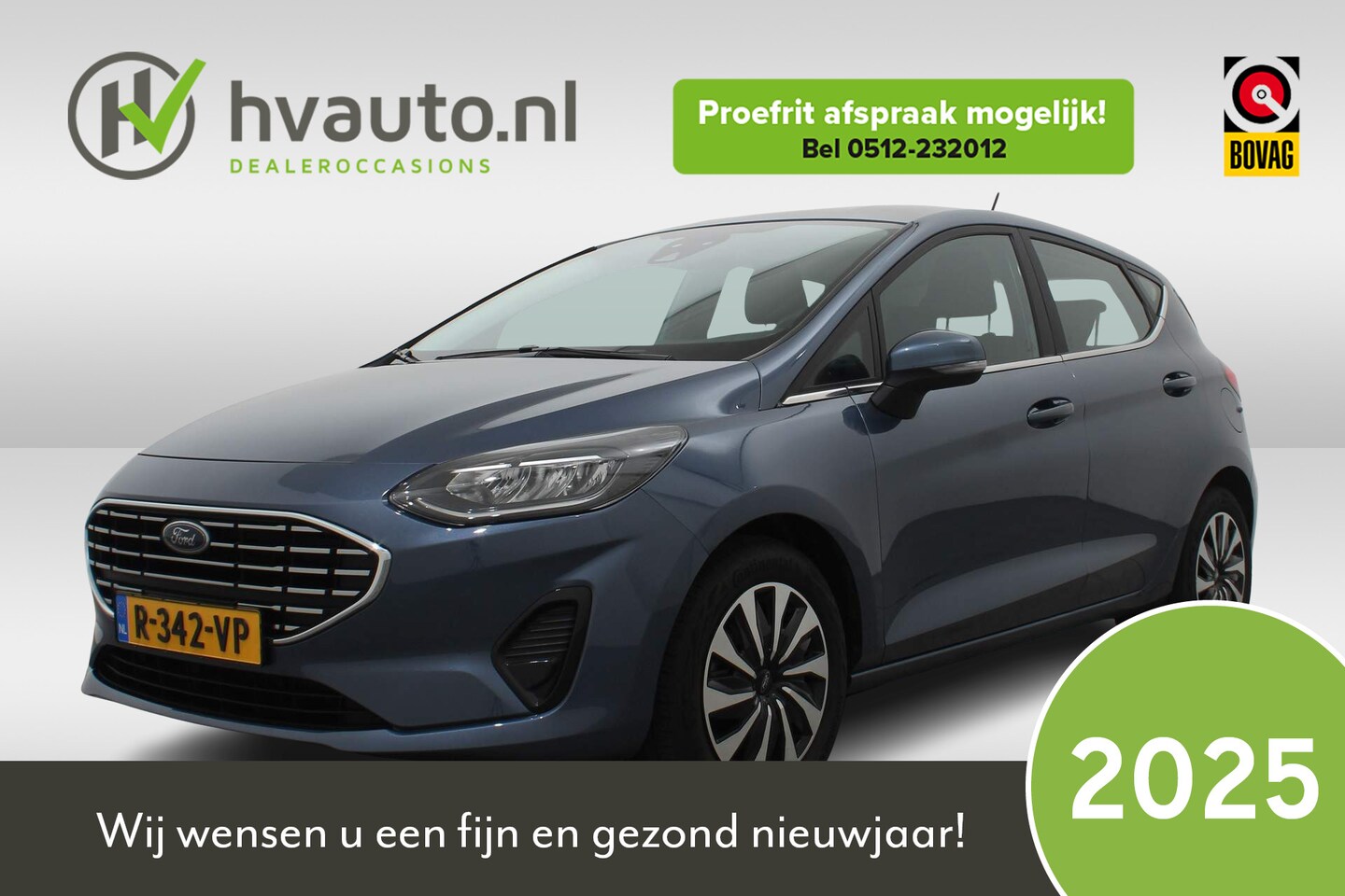 Ford Fiesta - 1.0 ECOBOOST 125PK HYBRID TITANIUM | Carplay | Clima | Voorruitverwarming - AutoWereld.nl