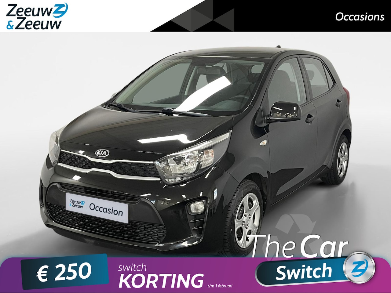 Kia Picanto - 1.0 MPi ComfortPlusLine Airco camera apple carplay android auto 5 deurs zeer mooie auto go - AutoWereld.nl