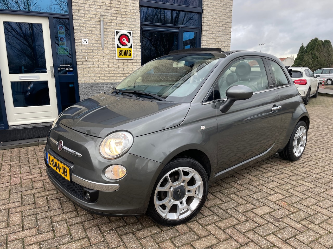 Fiat 500 C - 1.2 Lounge-pdc-riem vervangen- nette staat - AutoWereld.nl