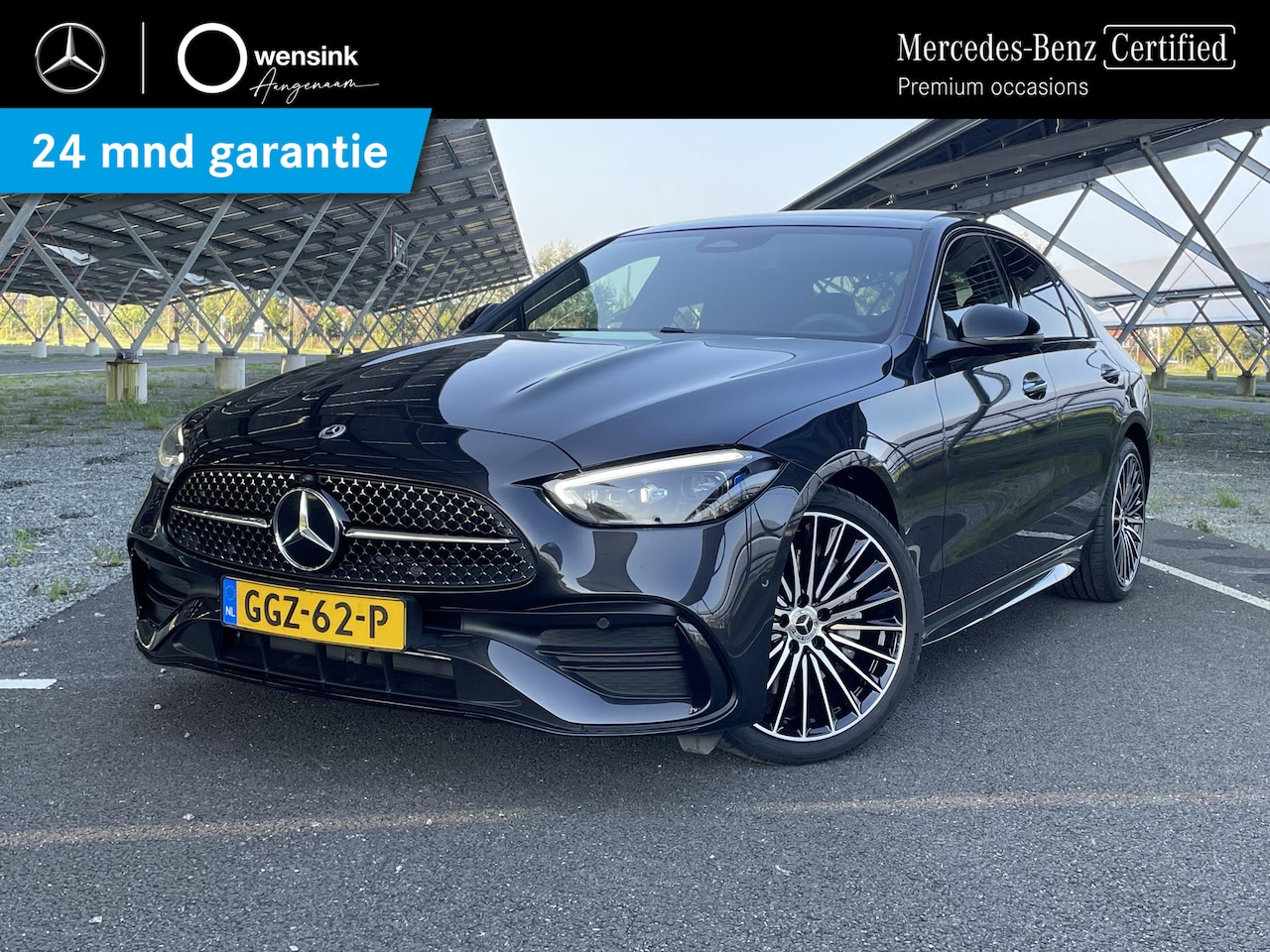 Mercedes-Benz C-klasse - 180 AMG Line | Night | Panoramadak | Memory stoelen | 360 camera | Sfeerverlichting | Digi - AutoWereld.nl