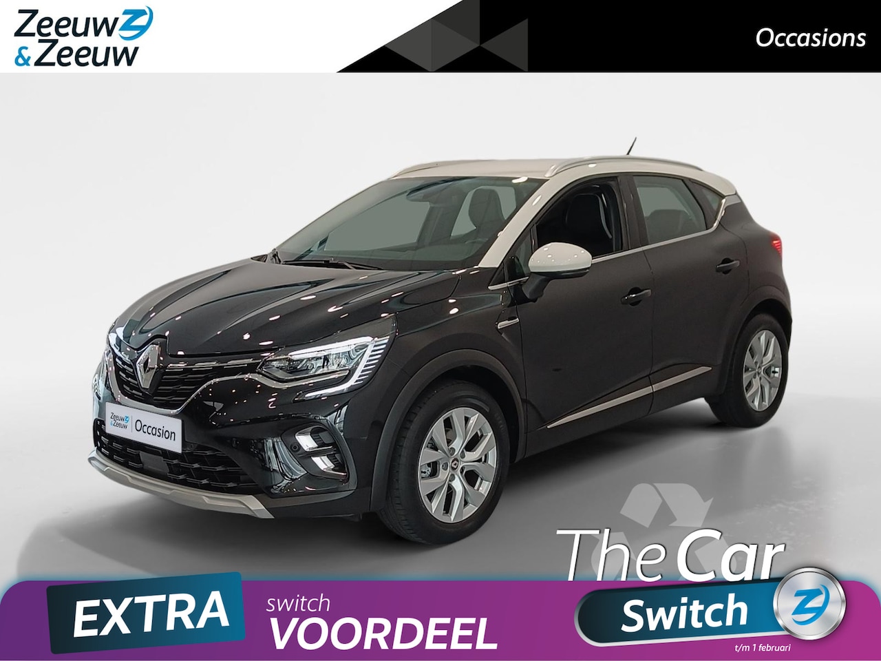 Renault Captur - 1.3 TCe 140 Intens *Automaat*Navi+Camera*Climate*LM.Velgen*AFN-Trekhaak*Dealer Onderhouden - AutoWereld.nl