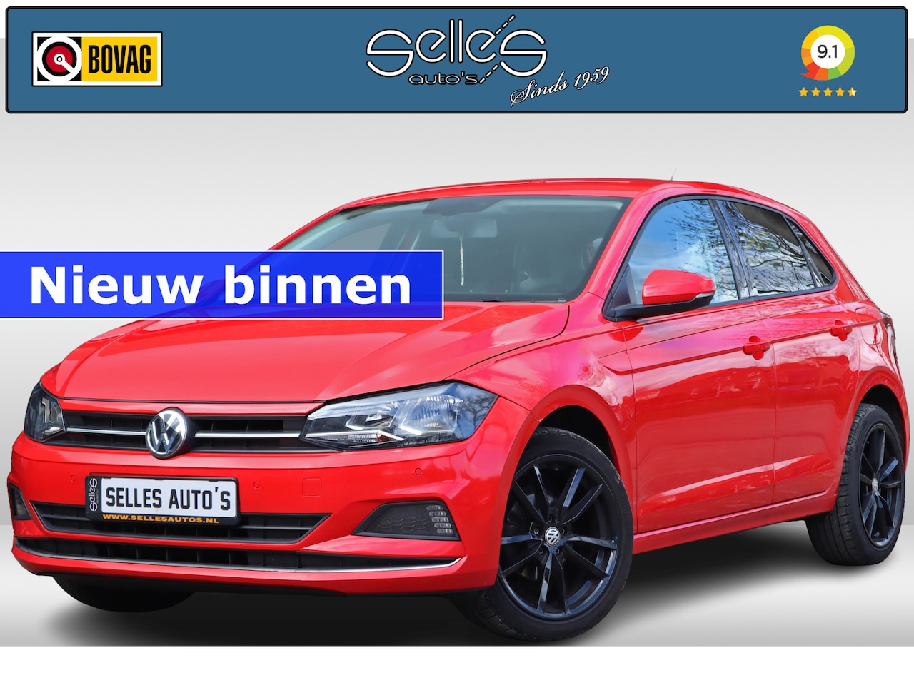 Volkswagen Polo - 1.0 MPI Beats Climate Control | Parkeer sensoren | Apple Carplay & Android Auto | Stoelver - AutoWereld.nl